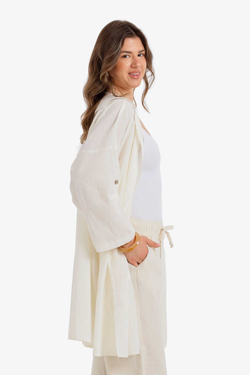 Carina Drawstring Waist Kimono - Image 2