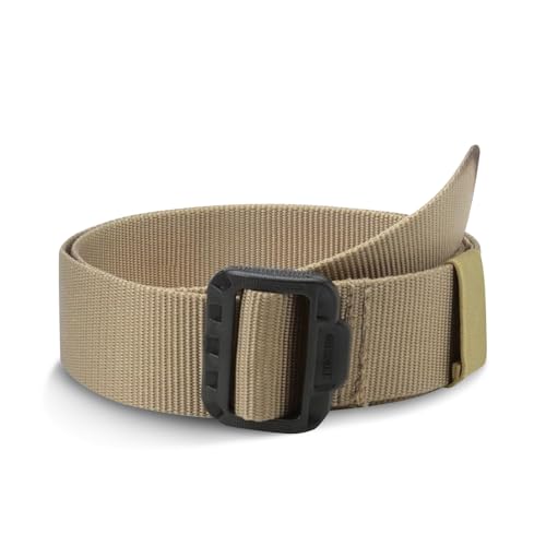 Tru-Spec Security Friendly Tactical Belt - Durable, Rip-Resistant Nylon Belts for Men and Women with Non-Metallic Buckle, Tan - 4X-Large - Image 1