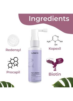 Saturn by GHC Procapil Hair Growth Vitalizer Powered With 3% Redensyl Prevents Hair Fall Promotes Hair Growth & Nourishes Hair Follicles Paraben & Sulphate Free 60 Ml (Pack Of 1)  - Image 4