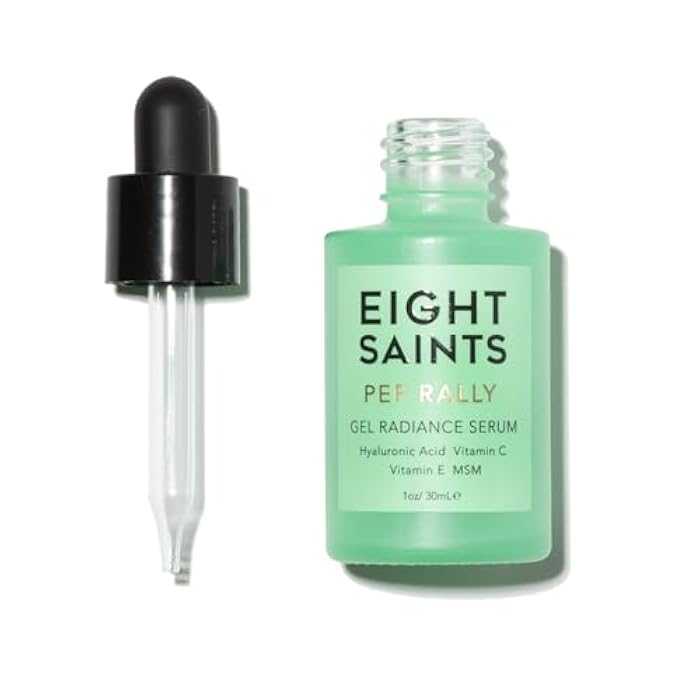 Eight Saints Skincare Pure Hyaluronic Acid Serum for Face Plumping, Natural and Organic Vitamin C Face Serum with Vitamin E for Fine Lines, Reduces Wrinkles, Firming, Hydrating, Anti-Aging, 1 Oz - Image 1