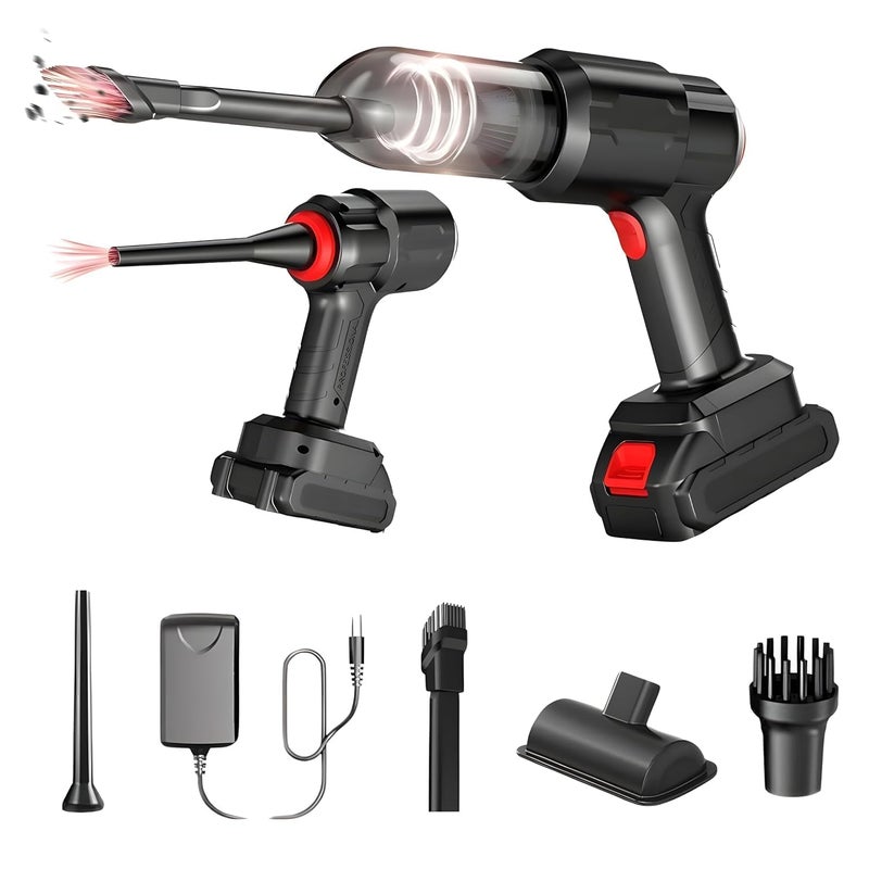 PARSPAR Cordless Car Vacuum Cleaner High Power 21000pa Battery Small Handheld Vacuum Cleaner Lightweight Compact Handheld Car Vacuum Cleaner 18v120w Vacuum Cleaner for CarHomeOfficePet - Image 5