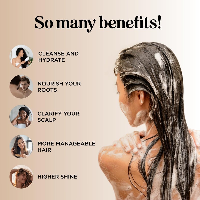 Maple Holistics Moisturizing Shampoo for Dry Hair Care - Silk18 Advanced Anti Frizz Ultra Hydrating Shampoo for Color Treated Hair with Silk Amino Acids and Plant Proteins - Sulfate Free Shampoo for Men and Women - Image 3