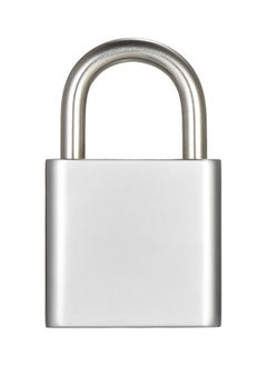 NIBEMINENT Smart Keyless Lock Waterproof And App Unlock Anti-Theft Padlock Sliver  - Image 1