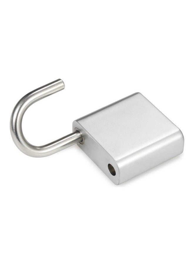 NIBEMINENT - Smart Keyless Lock Waterproof And App Unlock Anti-Theft Padlock Sliver - Image 1