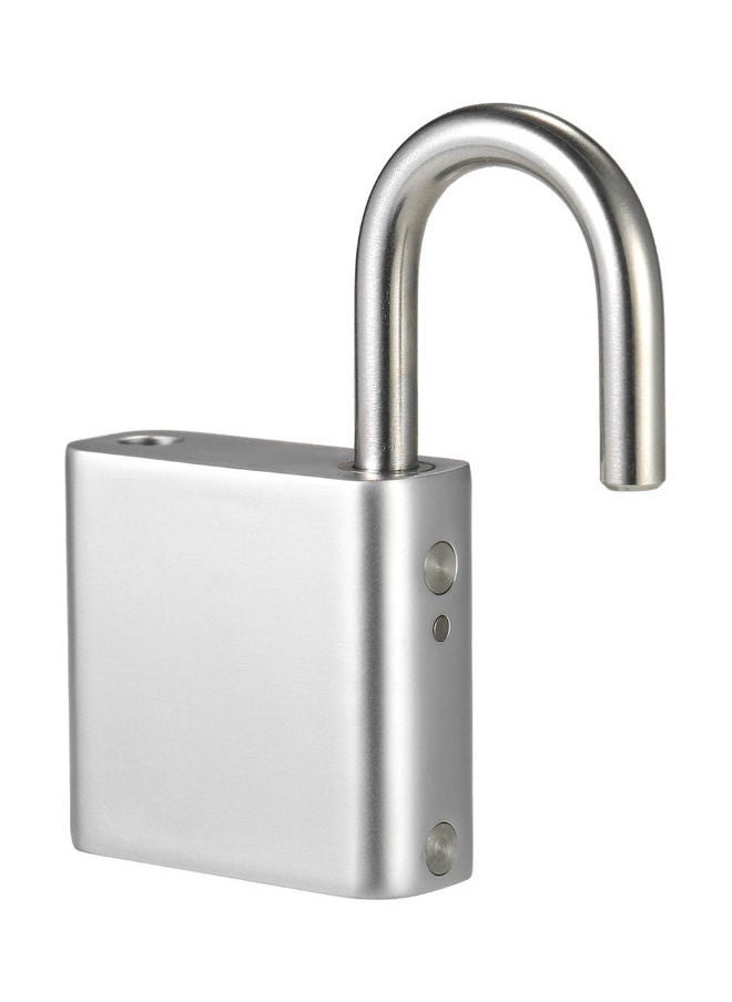 NIBEMINENT - Smart Keyless Lock Waterproof And App Unlock Anti-Theft Padlock Sliver - Image 1