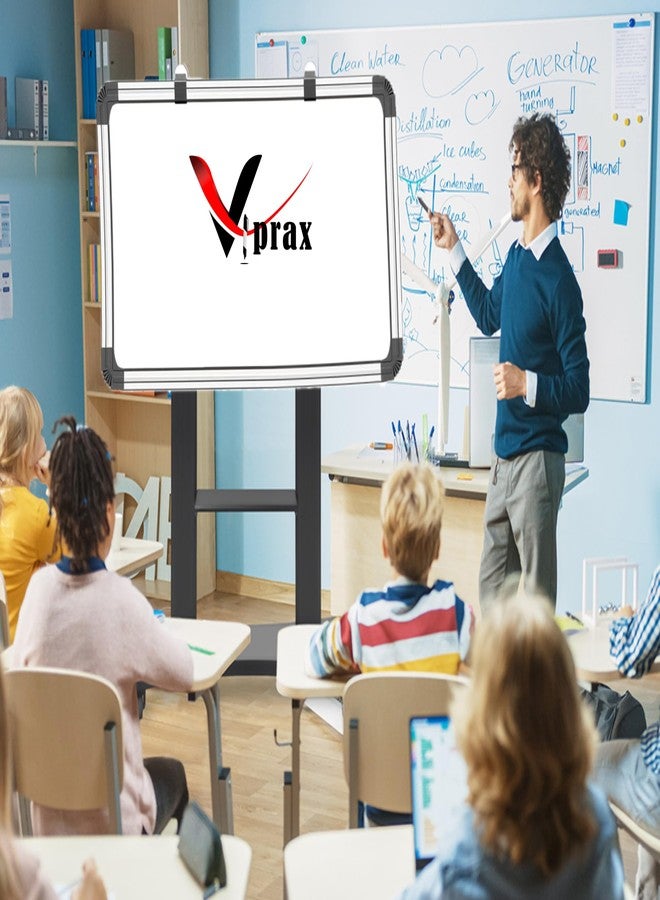 Viprax 2x1.5 Ft. Non Magnetic White Board with Green Chalk Board Surface on Back Side, Heavy-Duty Aluminum Frame (Pack of 1) - Image 5