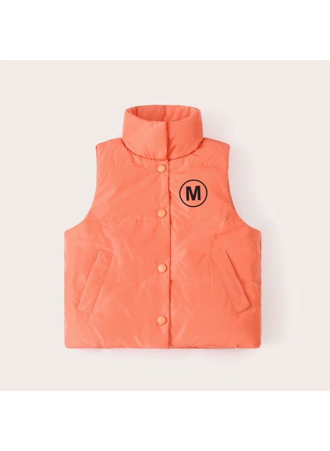 Winter Men Women Kids Children's Warm Vest Down Vest Outerwear Down Jacket