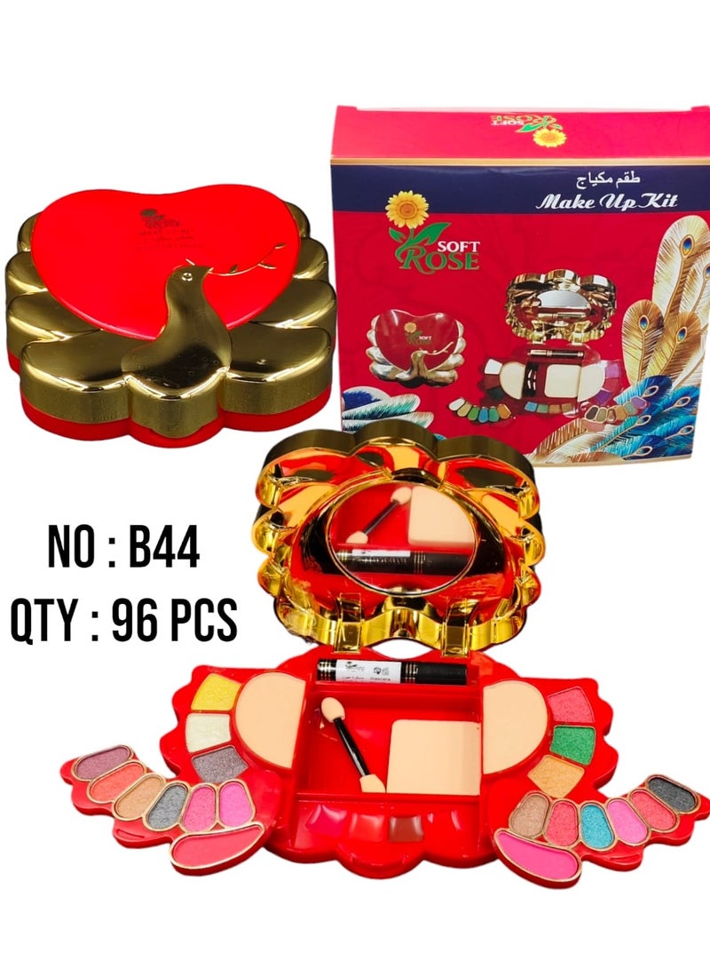 All-in-one multipurpose red makeup kit