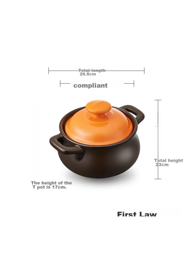 Supor Casserole Pot, Soup Pot, Stew Pot, 6.0l Health Pot, High Temperature Resistant, Non-cracking Ceramic Pot, Eb60mat01 - Image 5