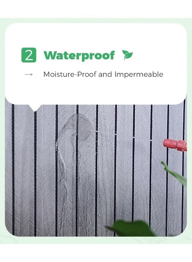 عربست Arabest Self-Adhesive Wood Grain 3D Wall Board, Waterproof & Easy DIY for Home, Office, Villa Decoring, مثالية لأصحاب المنازل, DIY Enthusiants, تصميمات داخلية - Image 4