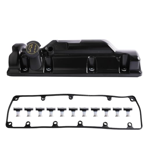 MITZONE مجموعة غطاء الصمام المصنوعة من الألمنيوم الجانبي الأيمن من MITZONE متوافقة مع فورد E-150 E-250 F-150 كراون فيكتوريا لمركوري غراند ماركيز ولموديل لينكولن تاون كار 4.6L V8 2006-2014 - Image 1