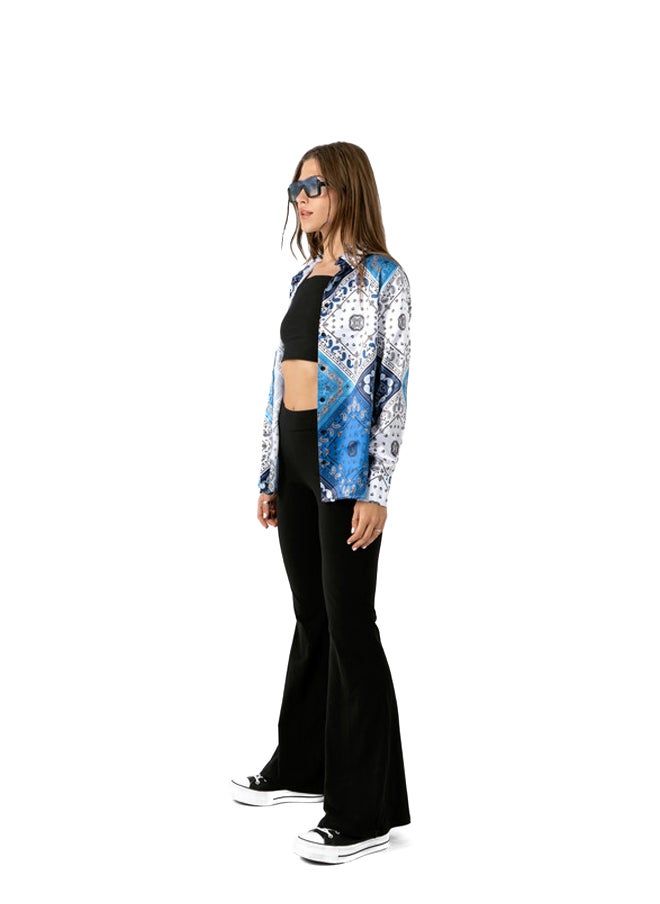 Marco Bergamo - Button Front Printed Blouses - Image 1