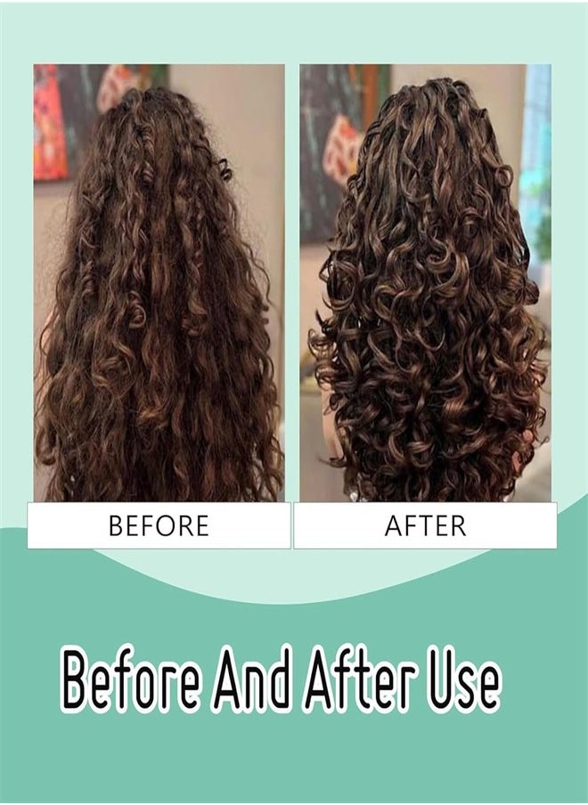 BUPY - 2024 Newest Vented Curly Hair Brush, Bounce Curl Define Styling Brush, Wet Dry Detangler Hair Brush, The Essential Tool For Shaping and Styling Your Curls, Achieve Perfectly Defined Curls (Green) - Image 1