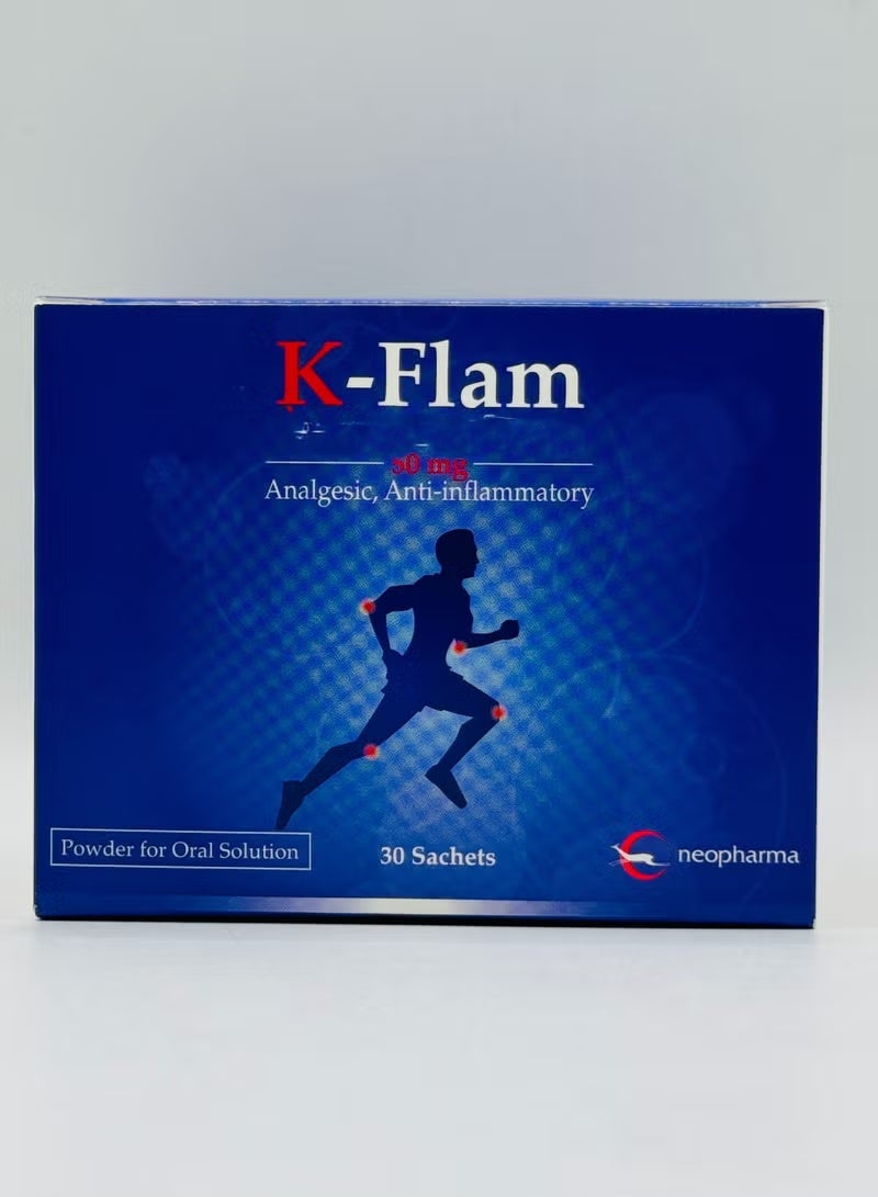 K Flam K-Flam 50mg Powder for Oral Suspension – 30 Sachets - Image 1