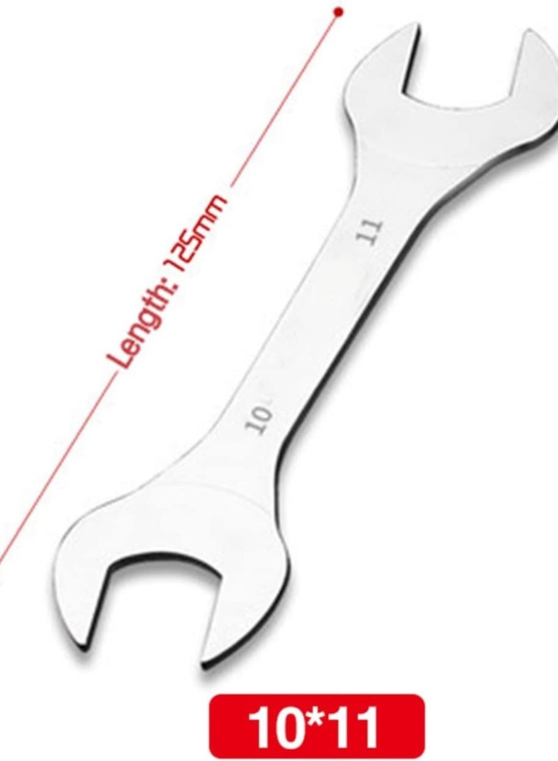 GGOOT Hardware Tools Open-end Spanners Super Thin Open End Wrench Metric Car Bicycle Repair Tool Ultra Thin Double Ended 10mm*11mm Wrench  - Image 2
