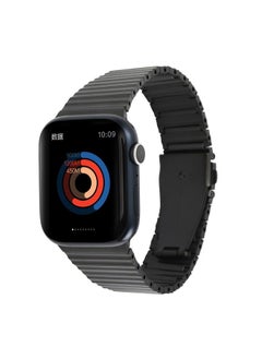Replacement Strap Ocean Metal Replacement Watch Band For Apple Watch 2 38mm Black