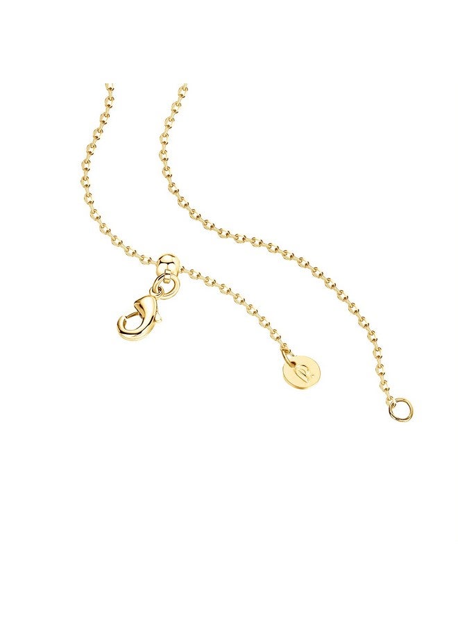 PAVOI Womens 14K Gold Plated ‚Äì Yellow Gold Engraved Coin Pendant With Necklace - Image 4