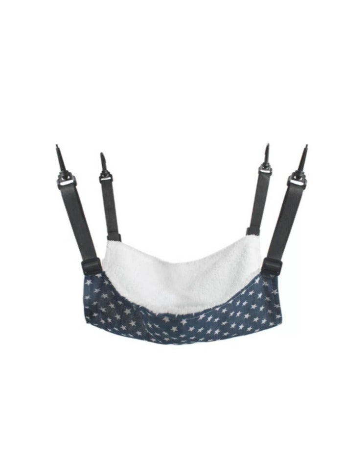 OASIS-TH Cat Hammock, Breathable Pet Cage Hammock, Cat Hanging Bed With Metal Carabiners And Tassels, Cat Hanging Hammock For Cage, Hammocks For Kittens, Rabbits, Small Dogs For Summer Season - Image 2