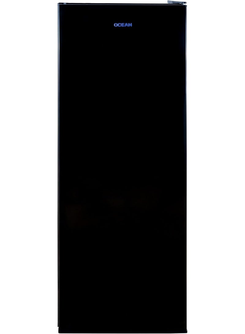 Ocean Upright Freezer, 195 Liters, 6 Drawers, No Frost, Digital Control, Black Color - CVK 316 NF B A+ - Image 1