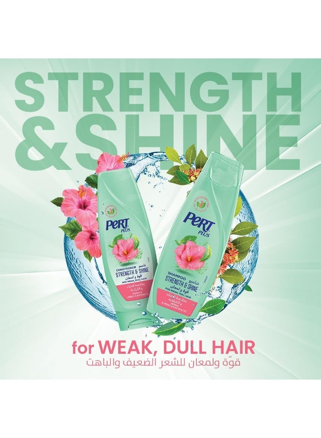 PERT PLUS Henna & Hibiscus Extracts Strength & Shine Shampoo 200 ML - Image 4