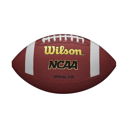 Wilson NCAA Composite Football Youth Size Brown - Image 1
