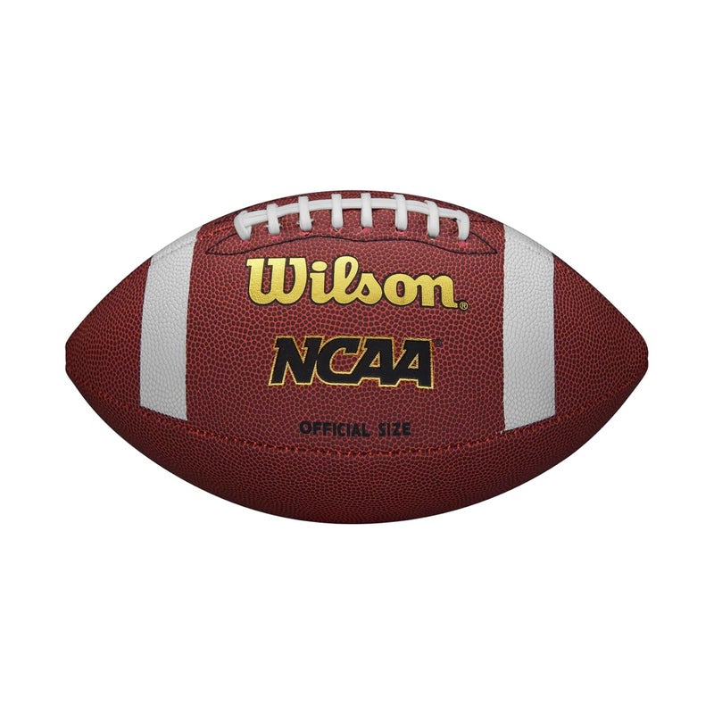 Wilson NCAA Composite Football Youth Size Brown - Image 2