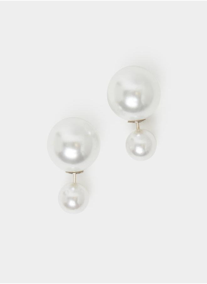 Ribbon Faux Pearl Drop Earrings - pzsku/Z5E261E80BB1047EEEFADZ/45/_/1738266757/29ed4937-e9ce-4054-aa8c-1a37ffefd55f