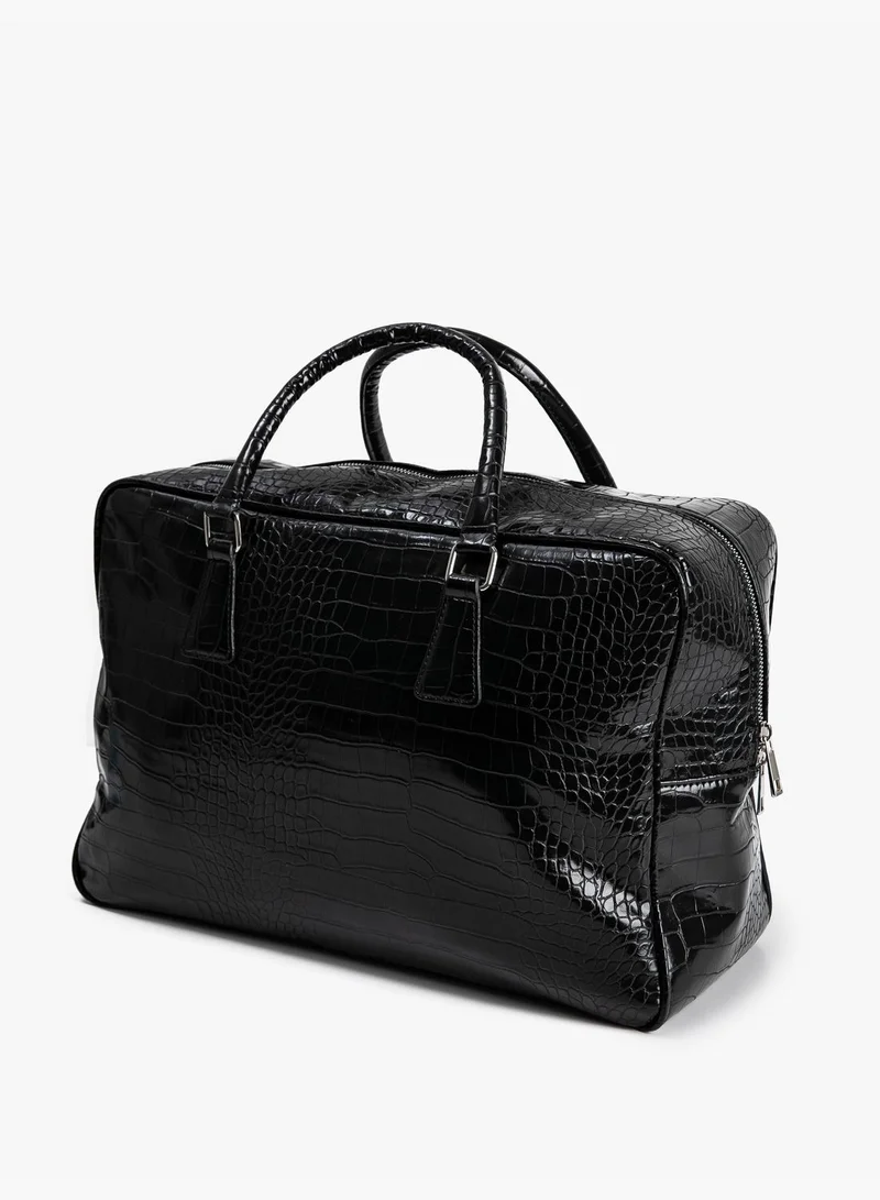 KOTON Croco Looking Flight Bag