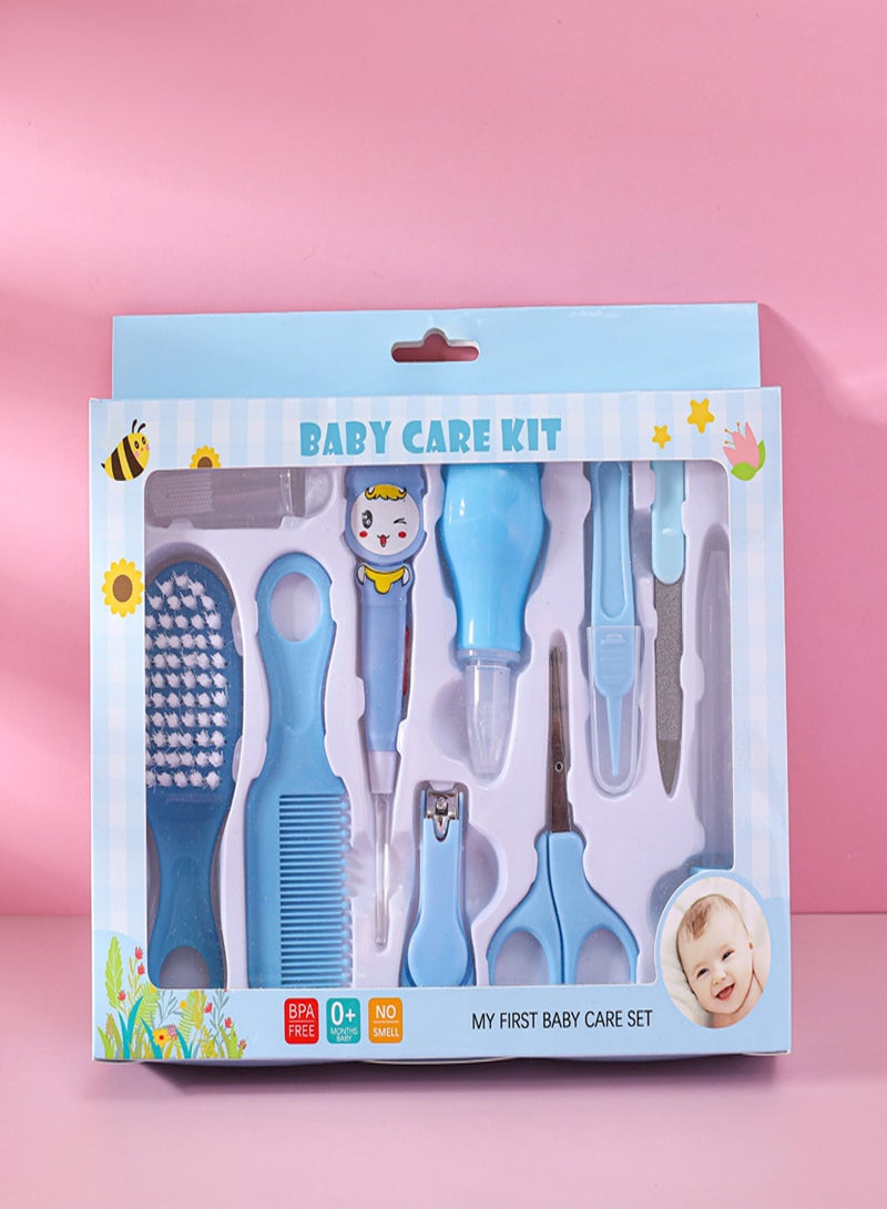 Red Blossom Baby Care 10 Piece Set Earpick Blue  - Image 1