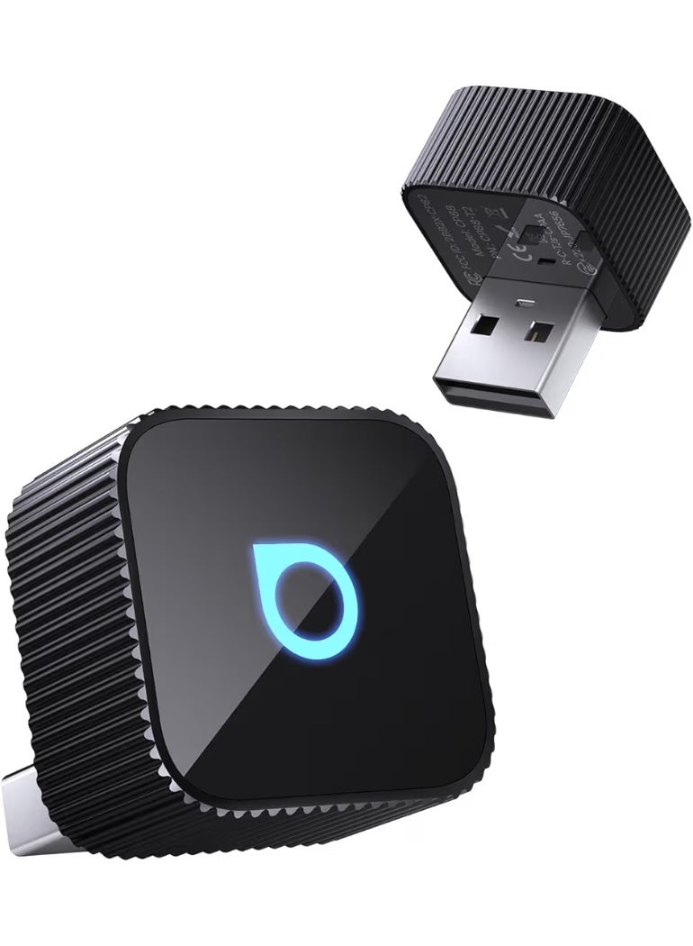 Ottocast Mini Slim 3.0 Wireless CarPlay & Android Auto Adapter 2026– Plug & Play, Fast Auto-Reconnect (Black) - Image 1