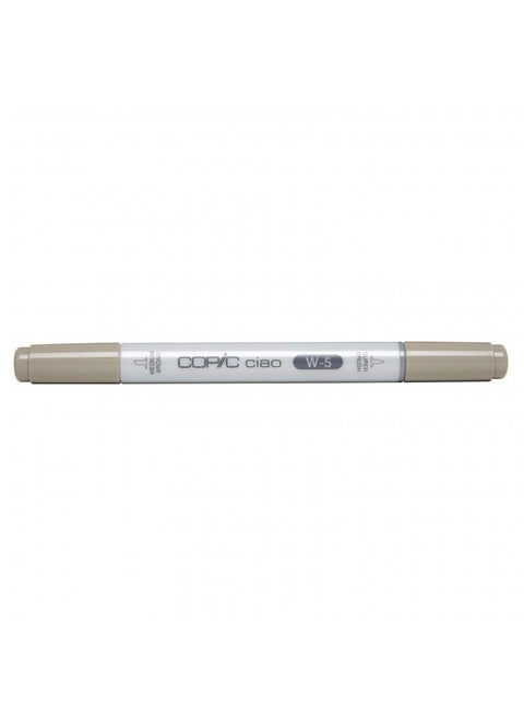 Copic Markers W5 Ciao with Replaceable Nib, Warm Gray No.5