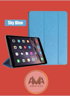 Smart flip cover that protects the entire device for iPad MINI 1/2/3 Cyan color