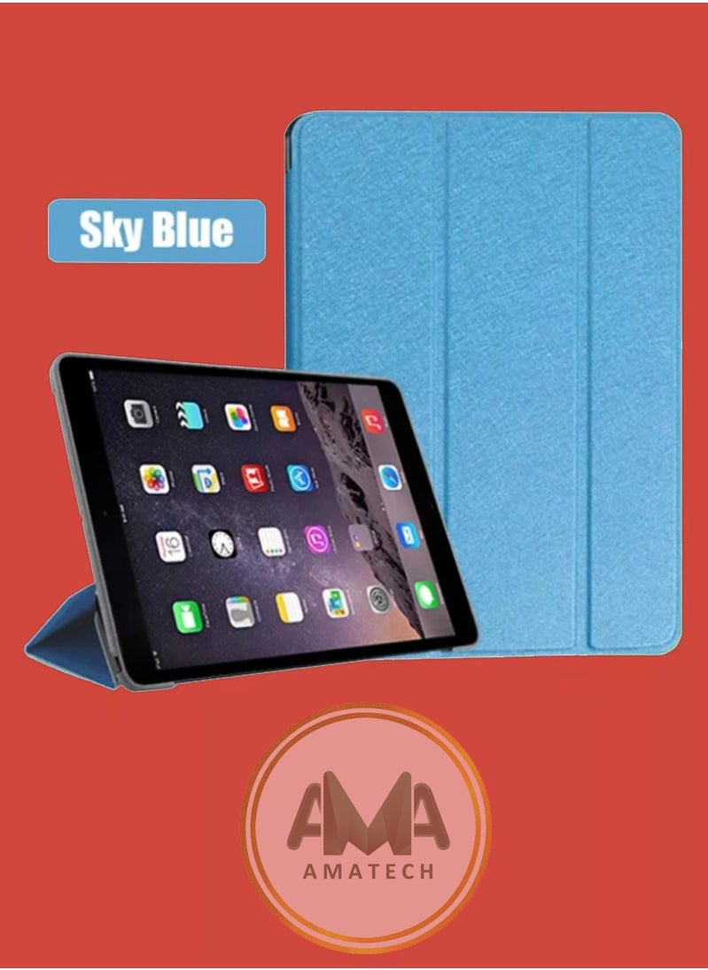 Generic - Smart flip cover that protects the entire device for iPad MINI 1/2/3 Cyan color - Image 1