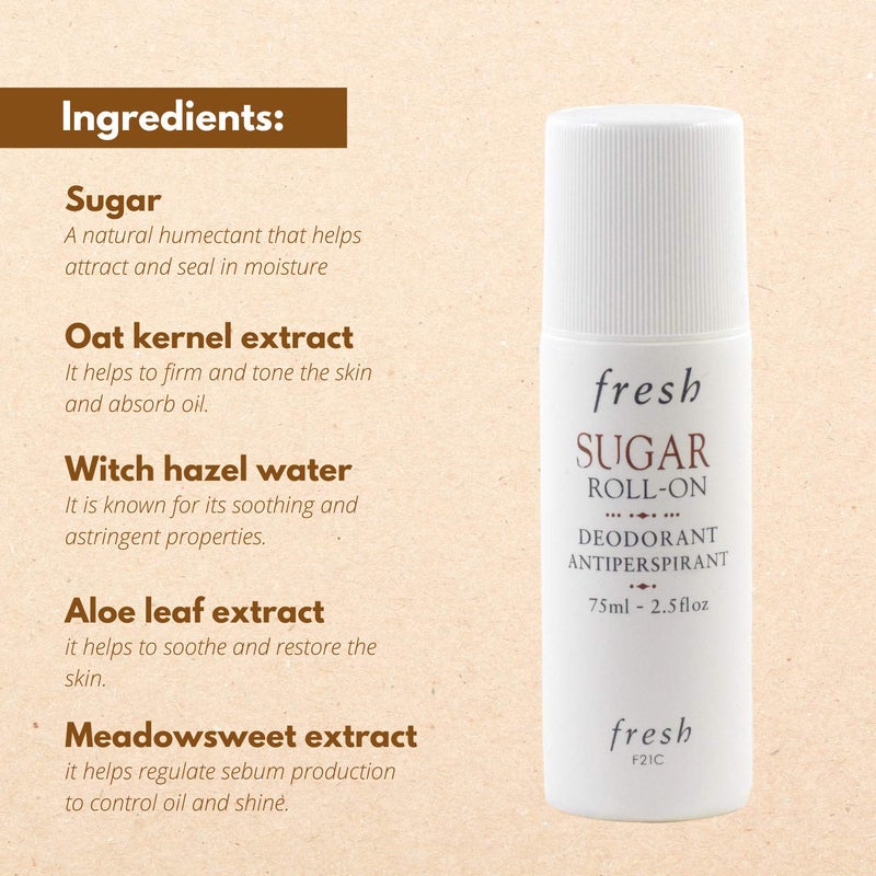 Fresh Sugar Roll-On Deodorant 75ml/2.5oz - Image 3