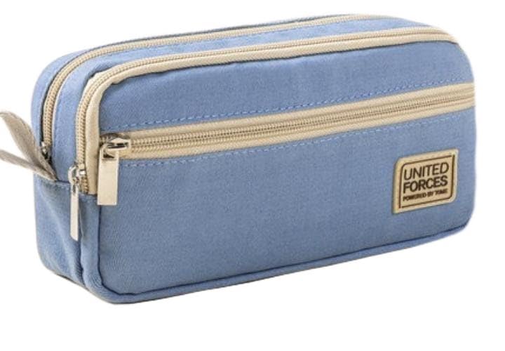 TEMSON Large Capacity Pencil Case - Large Pencil Pen Pouch with Handle, Stationery Organizer Case with Zipper for Kids for Students, Kids Adults Office(6765) (Pink) - Image 1