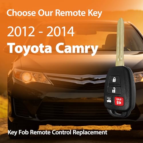TG Auto Keyless Key Fob Remote Control Replacement for 2012 2013 2014 Toyota Camry HYQ12BDM 314MHz G 4 Buttons - Image 2
