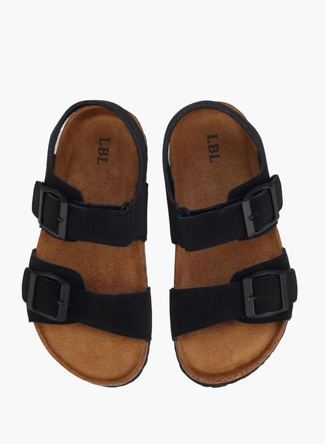 LBL by Shoexpress BLACK Boys Hook & Loop Sandals for Men | Best Price UAE