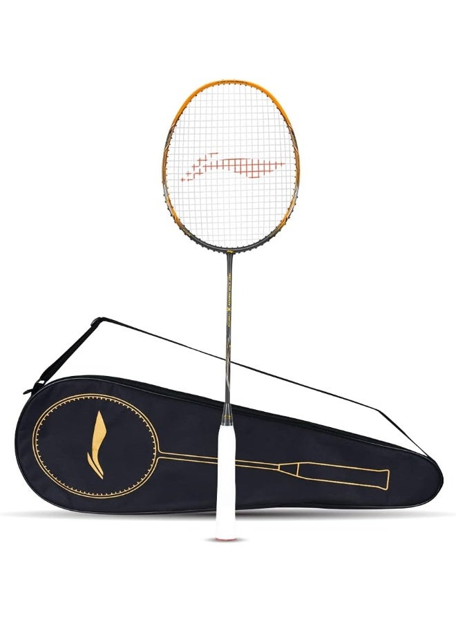 Li-Ning 3D Calibar X Drive Carbon Graphite Strung Badminton Racquet, 82 Grams, 30 Lbs String Tension And Free Full Cover - Image 1