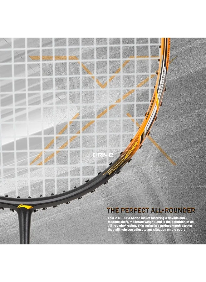 Li-Ning 3D Calibar X Drive Carbon Graphite Strung Badminton Racquet, 82 Grams, 30 Lbs String Tension And Free Full Cover