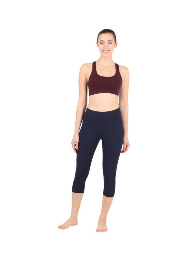 JOCKEY Jockey Women Microfiber Elastane Stretch Slim Fit Capri with Breathable Mesh and StayFresh Treatment  - Image 4