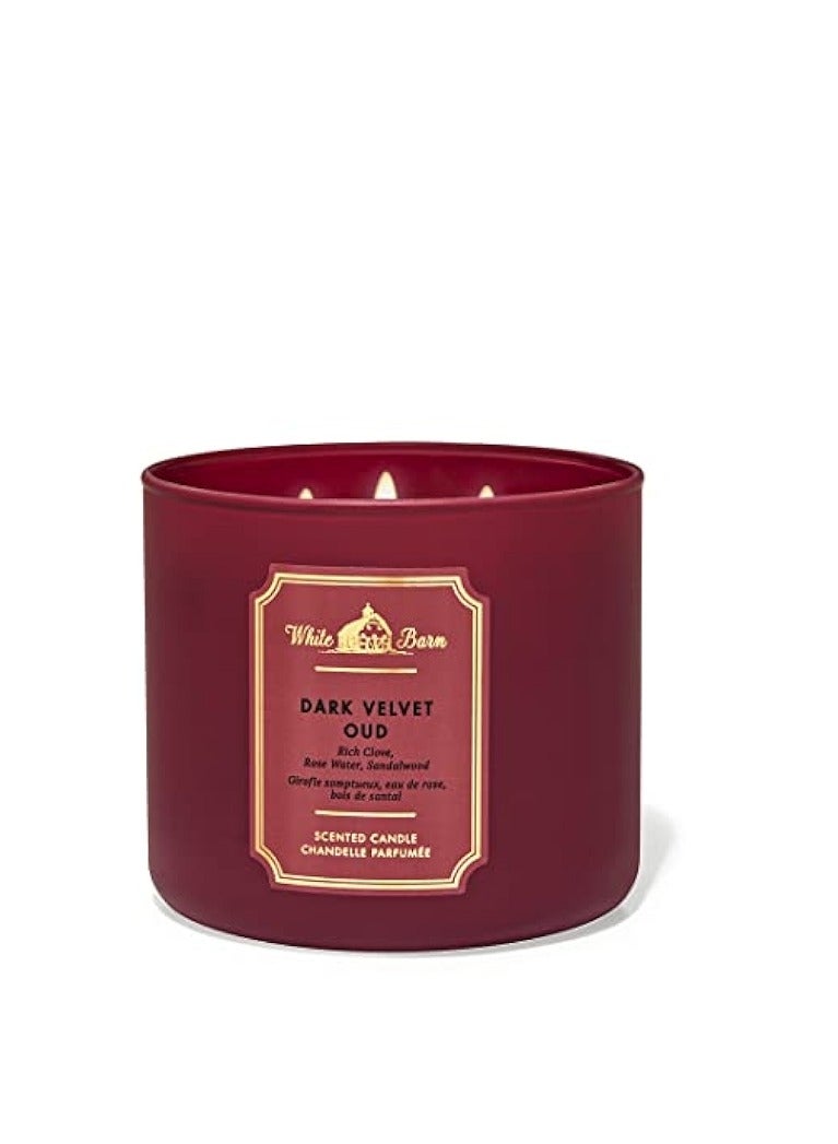 Bath & Body Works Dark Velvet Oud 3-Wick Candle 411g 