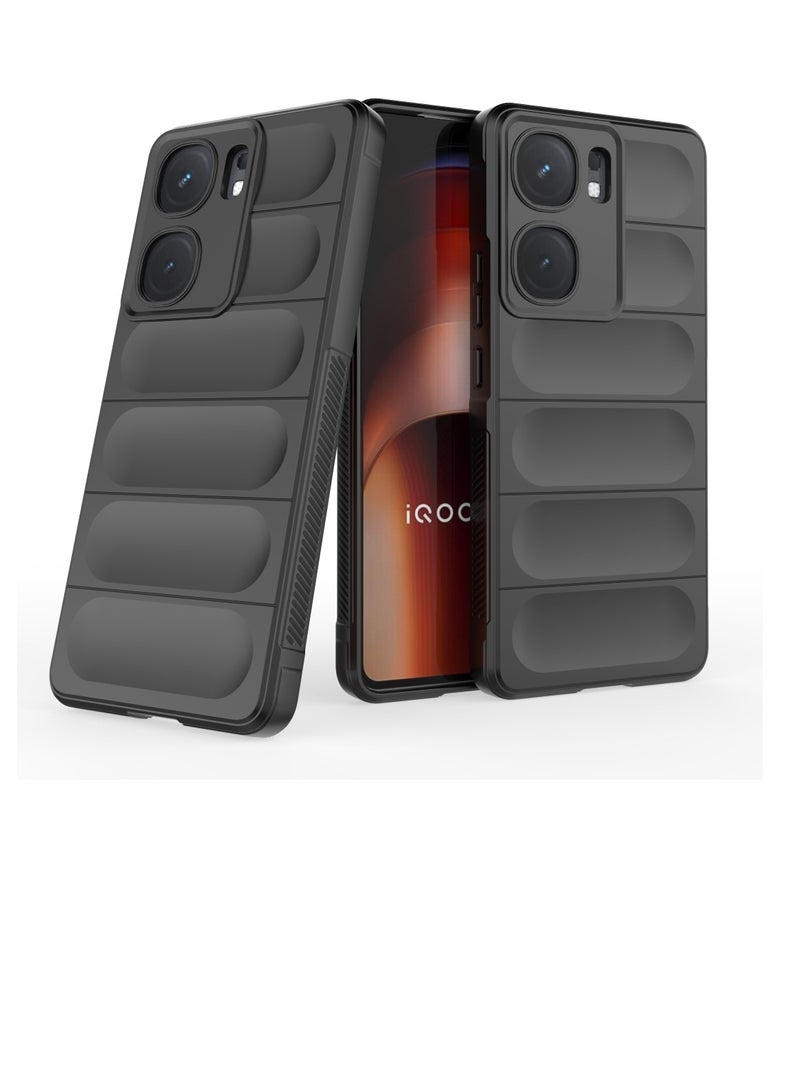 IQOO neo 9 5G  Original Magic Shield Shock-Resistant Case Cover with Ultra Protection and Soft Padded Interior - Black - Image 2