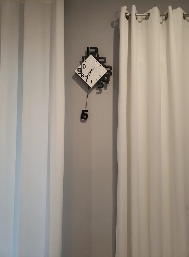 Wall Beauty DIY White Diamond 3D Wall Clock - Image 1