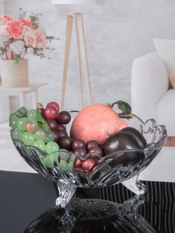 ROXX Glass Alicia Fruit Bowl Set of 1 Piece 1500ml - Image 1