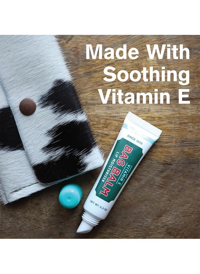 Bag Balm - Vermont's Original Bag Balm Fragrance Free Lip Balm with Vitamin E | Pack of 4 0.3oz Tubes - Image 1