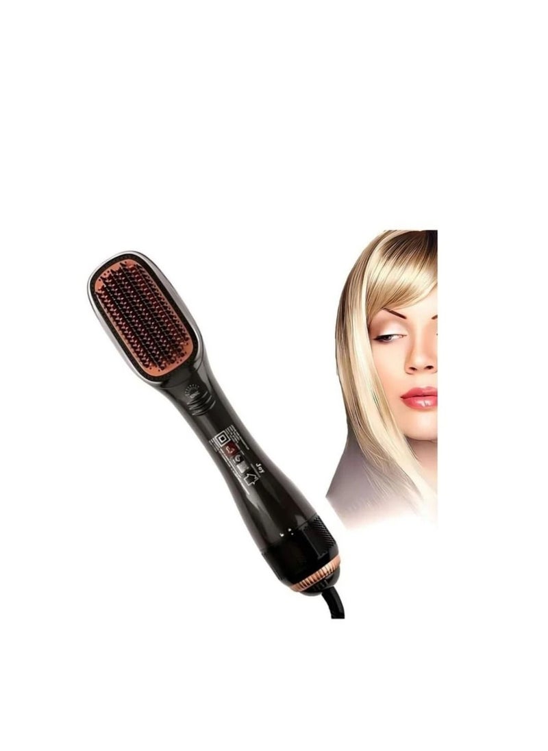 JOY CARE Joy Professional Hair Dryer Brush 2 In 1 Negative Ion Blow Dryer & Straightening Comb – Hot Air Styling Brush With Detangling Bristles, Adjustable Heat, Lightweight Design & Ionic Technology For Smooth, Frizz-Free Hair Styling At Home Or Travel - Image 3