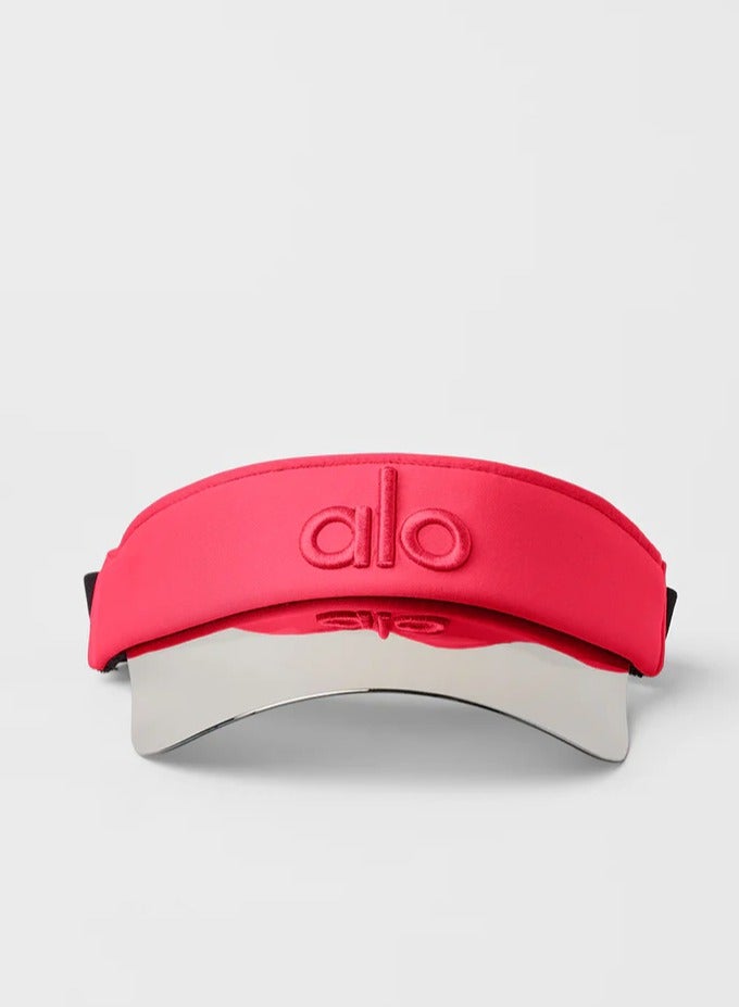 alo Alo Airlift Solar Visor Red - Image 1