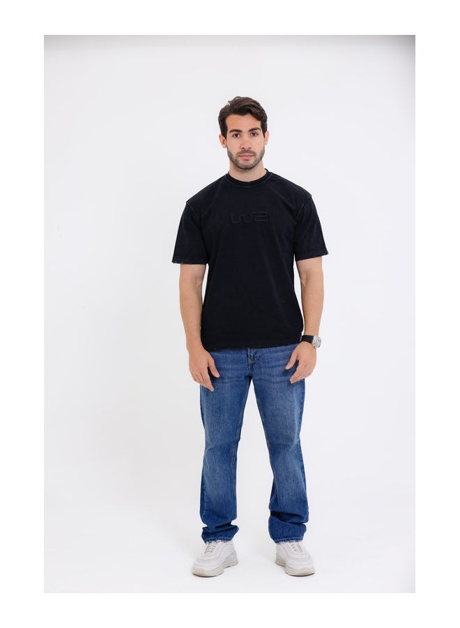 WHITE RABBIT embroidered chest T-Shirt  - Image 5