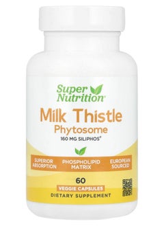 Super Nutrition Milk Thistle Phytosome 160 mg 60 Veggie Capsules 
