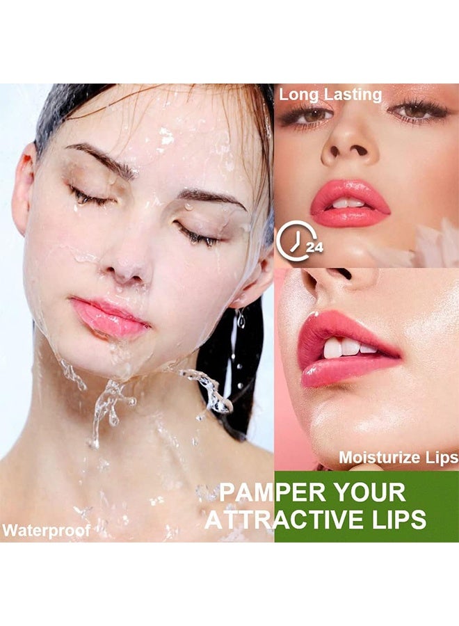 دي ان ام الألو فيرا أحمر الشفاه، طويلة الأمد مغذية بلسم الشفاه الشفاه مرطب سحر درجة الحرارة تغيير اللون لمعان الشفاه - Image 5